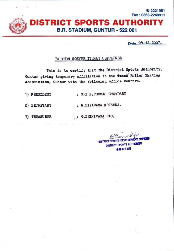 ROLLER SPORTS GUNTUR